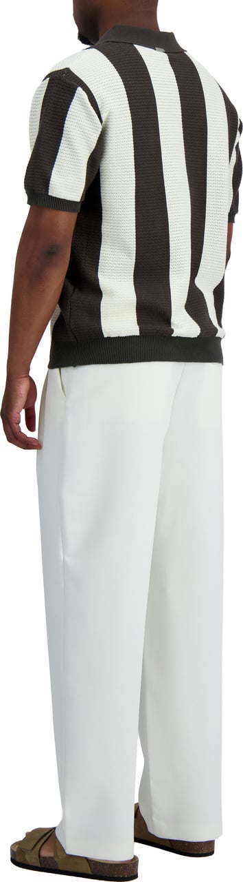 Black Bananas MESH KNIT POLO Groen