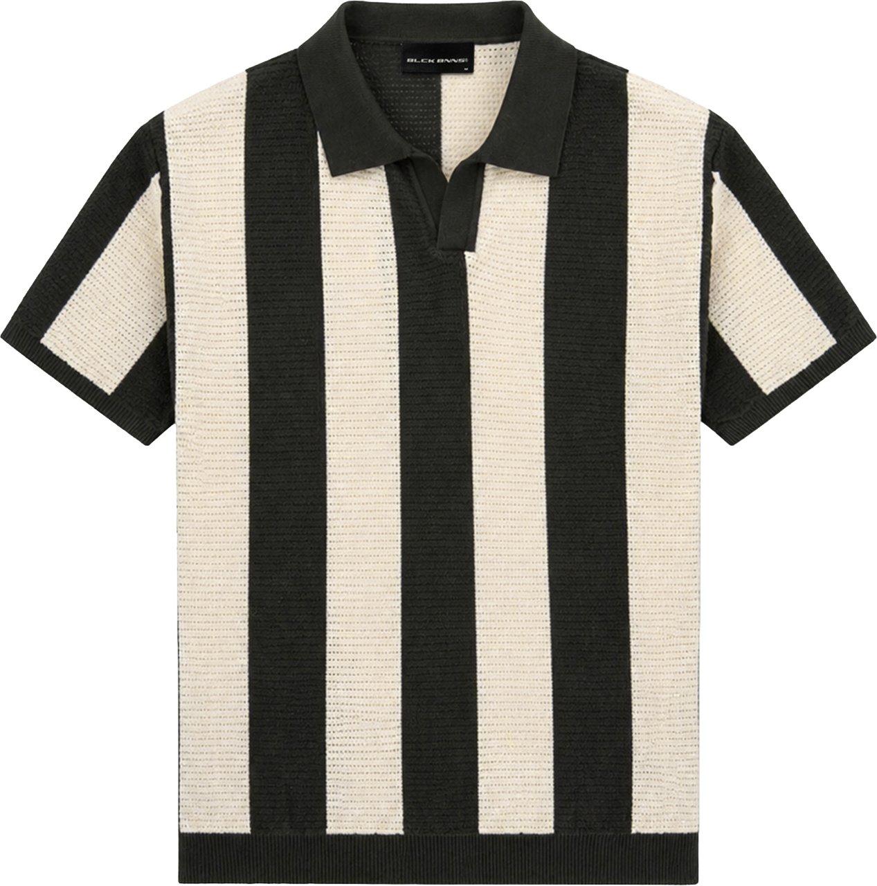 Black Bananas MESH KNIT POLO Groen