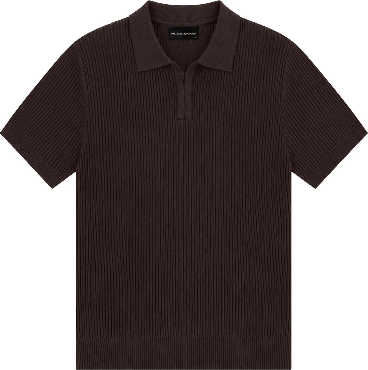 Black Bananas V KNIT POLO Bruin