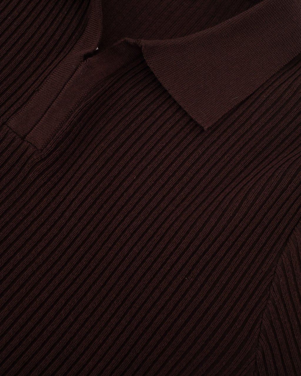 Black Bananas V KNIT POLO Bruin
