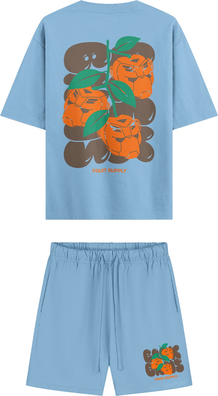 Black Bananas KIDS FRUIT SUPPLY TWINSET Lichtblauw