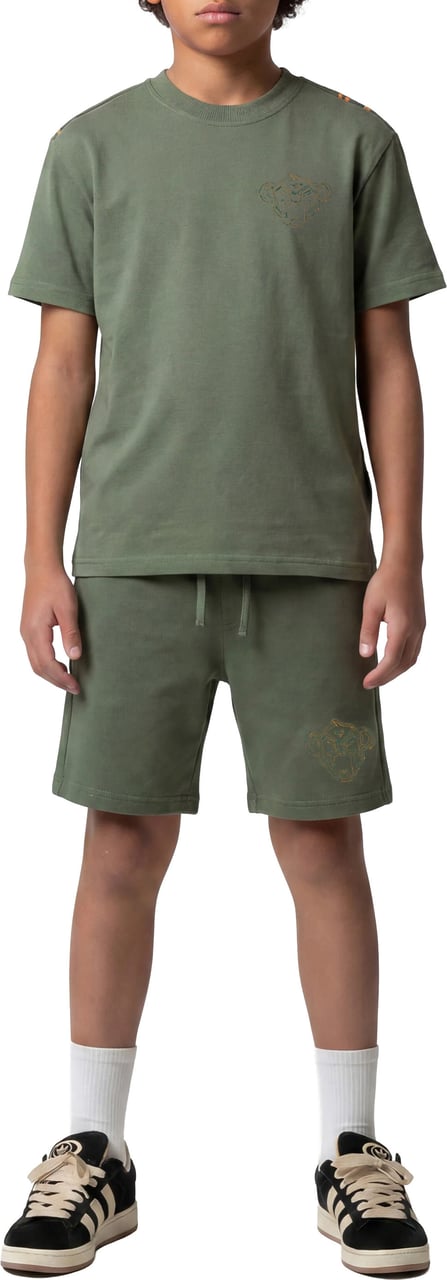 Black Bananas KIDS HUGE SKETCH TWINSET Lime