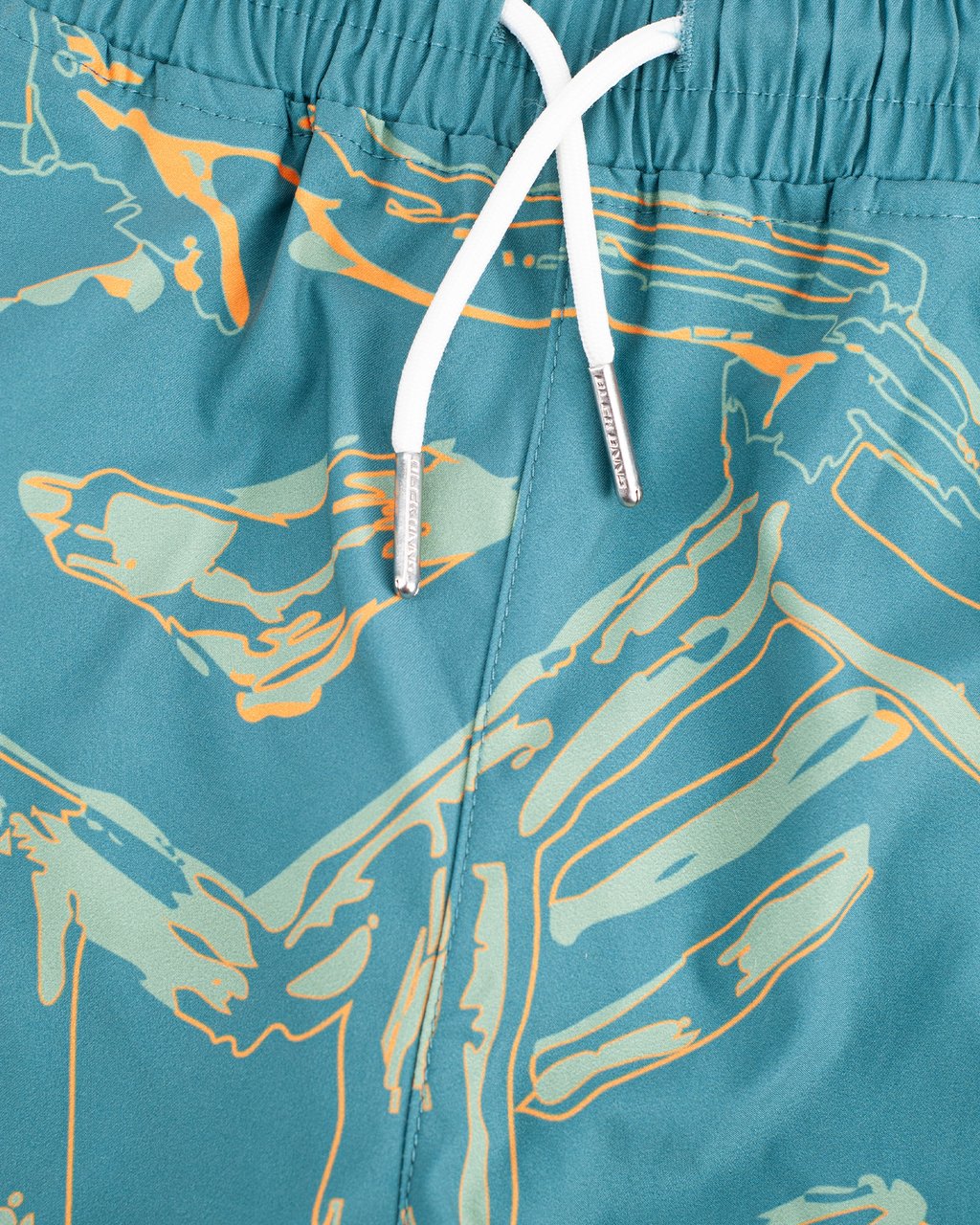 Black Bananas KIDS HUGE SKETCH SWIMSHORT Groen