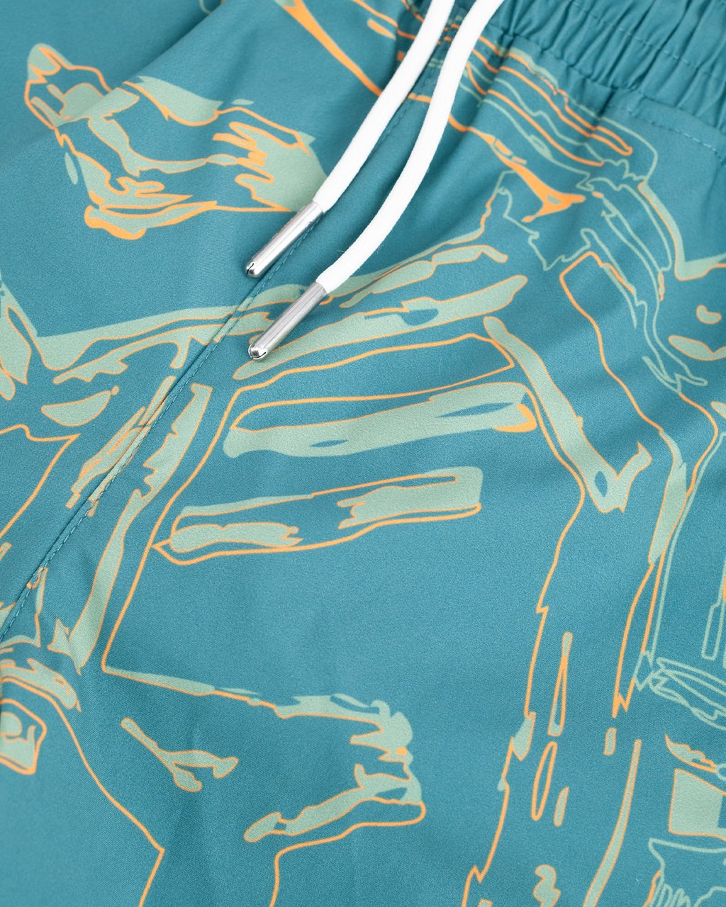Black Bananas KIDS HUGE SKETCH SWIMSHORT Groen
