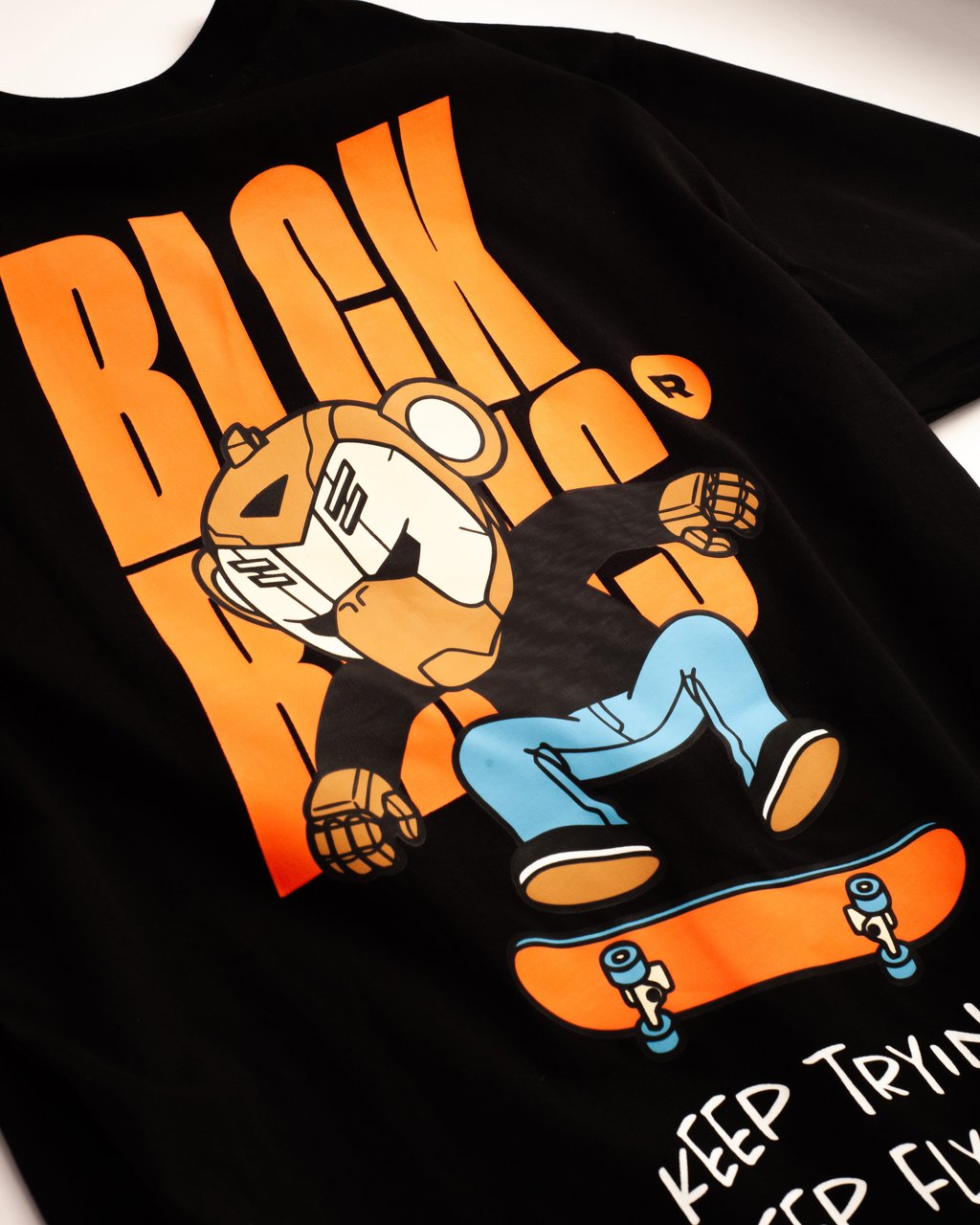 Black Bananas KIDS KEEP FLYING T-SHIRT Zwart