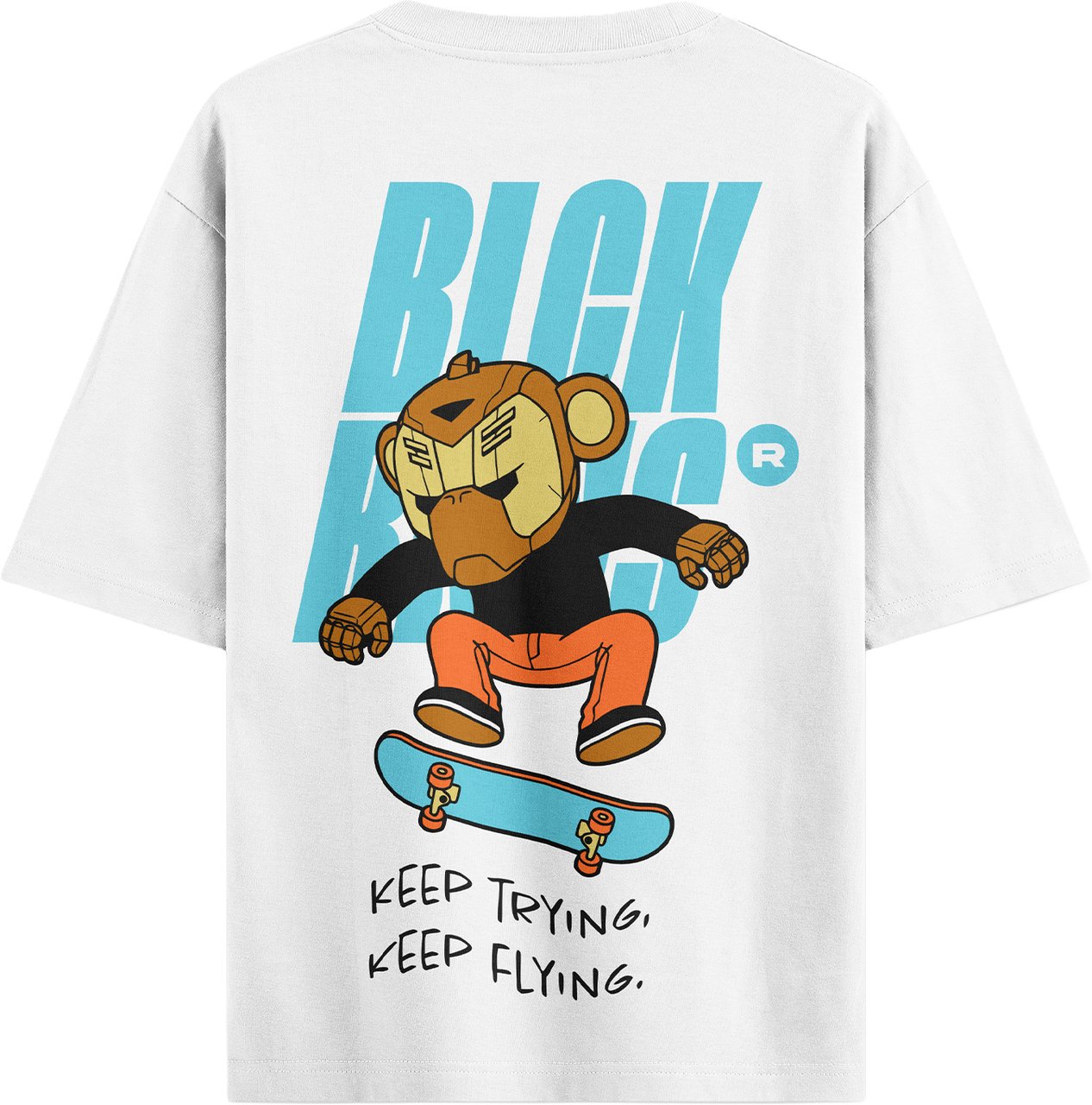 Black Bananas KIDS KEEP FLYING T-SHIRT Wit