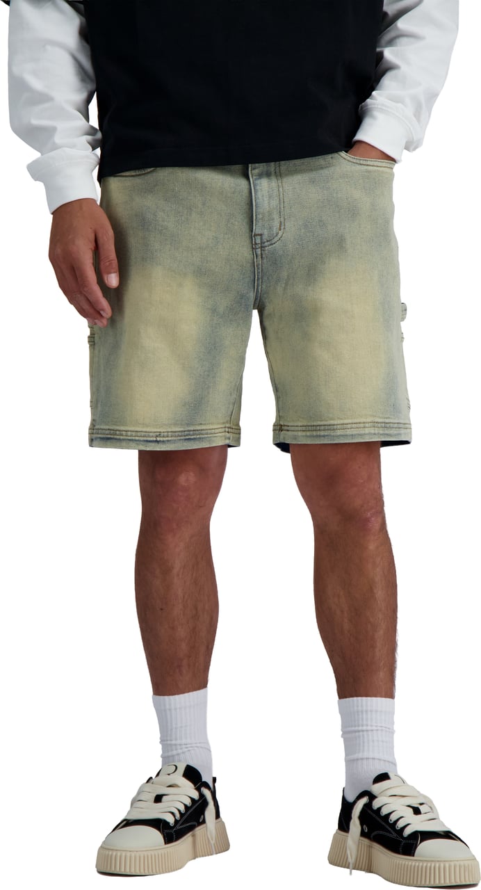 Black Bananas V2 WORKER SHORTS DENIM Blauw