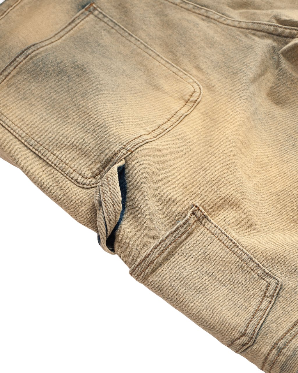 Black Bananas V2 WORKER SHORTS DENIM Blauw