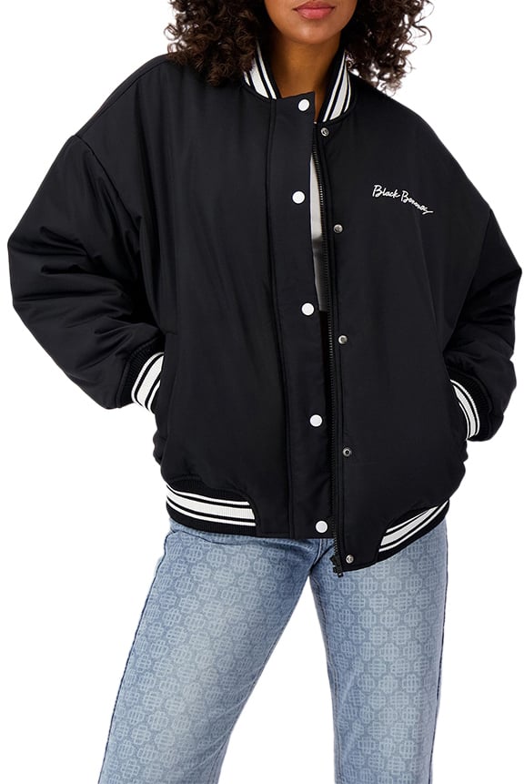 Black Bananas Royal Bomber Jacket Zwart