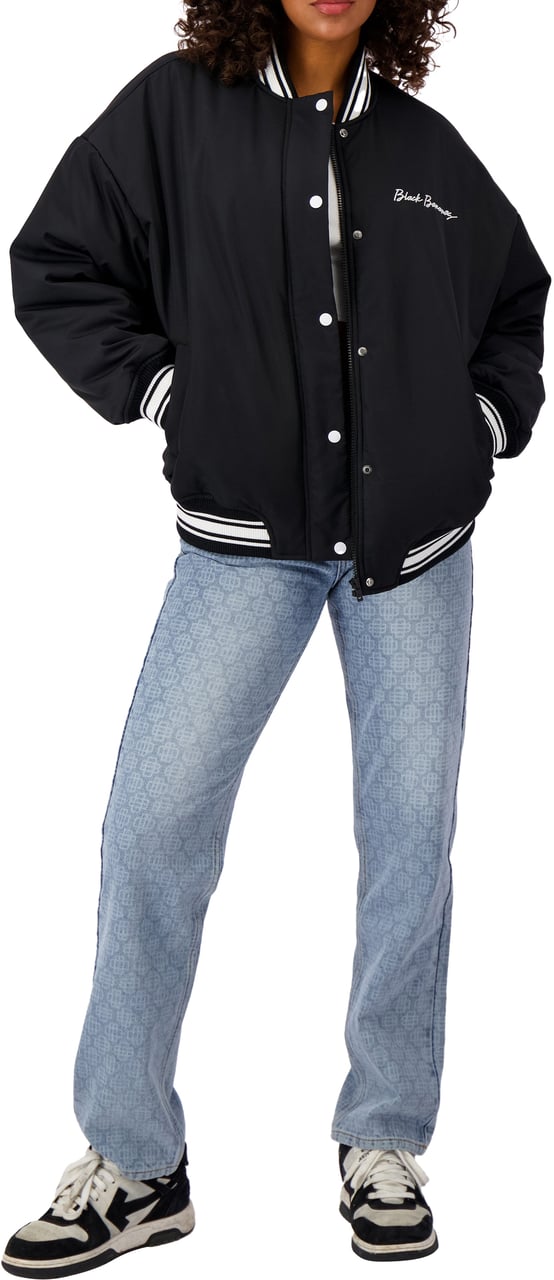 Black Bananas Royal Bomber Jacket Zwart