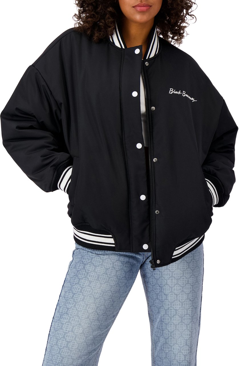 Black Bananas Royal Bomber Jacket Zwart