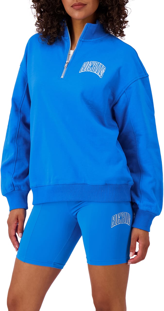 Black Bananas Zip Arch Sweat Blauw