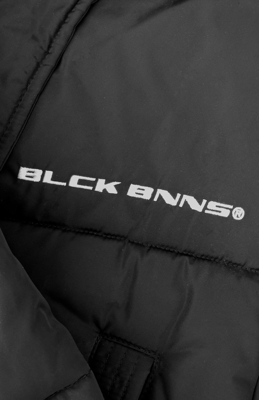 Black Bananas Initial Coach Jacket Zwart
