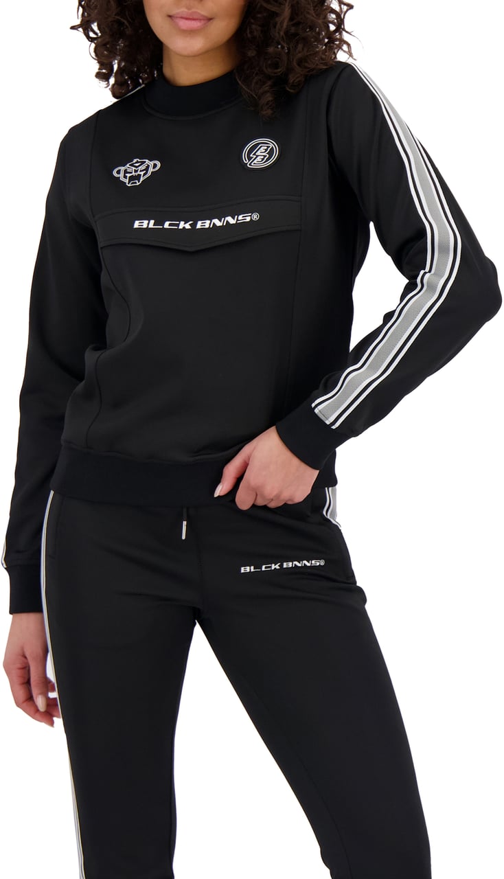 Black Bananas Miami Taped Tracktop Zwart