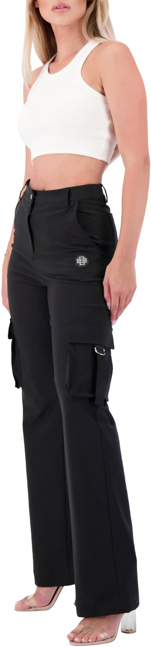 Black Bananas Belted Cargo Pants Zwart