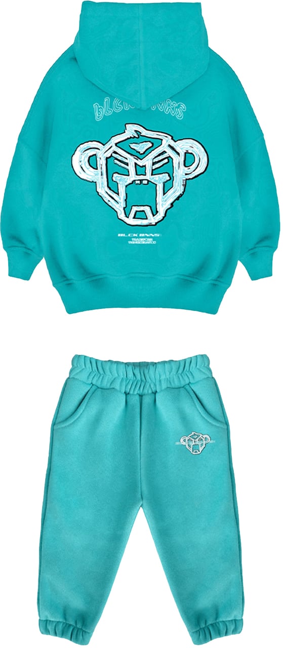 Black Bananas Mc Sketch Sweatsuit Blauw