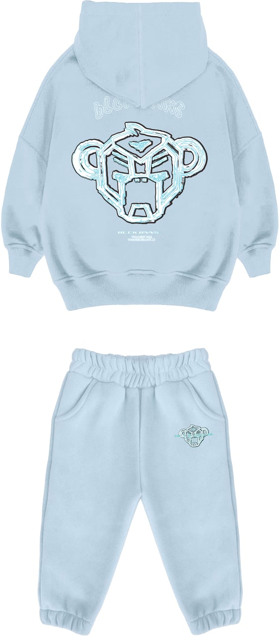 Black Bananas Mc Sketch Sweatsuit Blauw