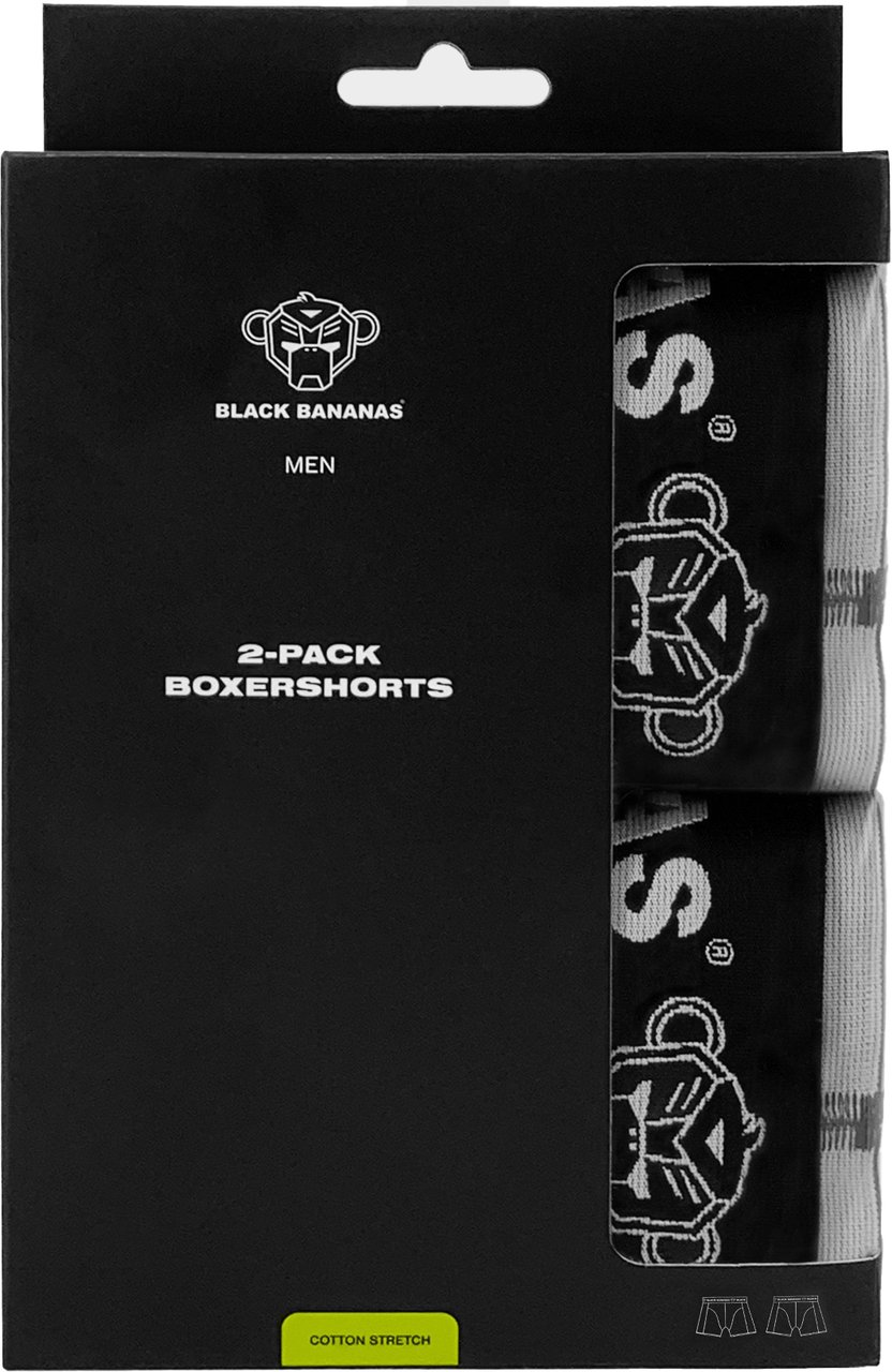 Black Bananas 2-pack Convoy Boxershorts Zwart