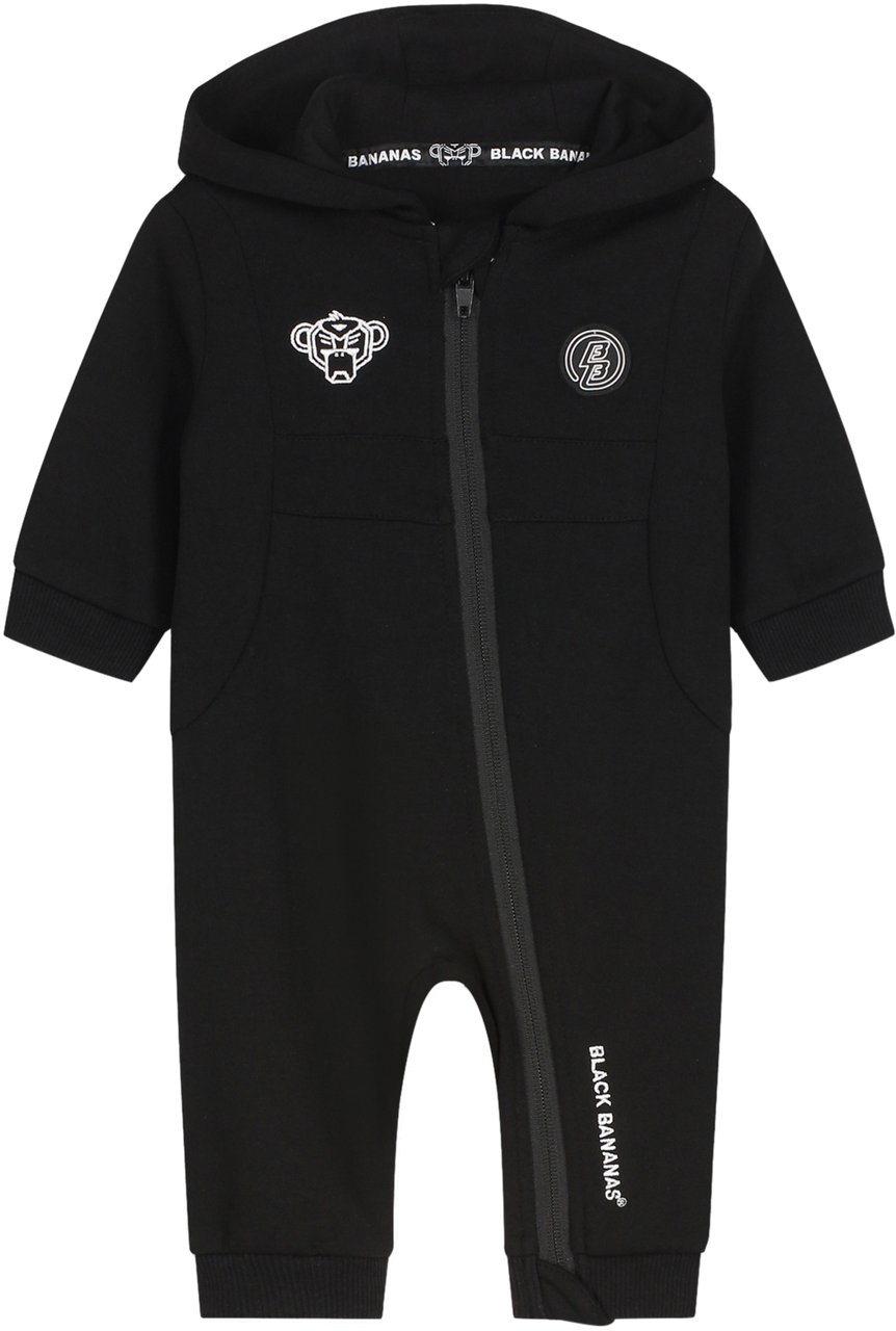 Black Bananas Baby Anorak Tracksuit Zwart