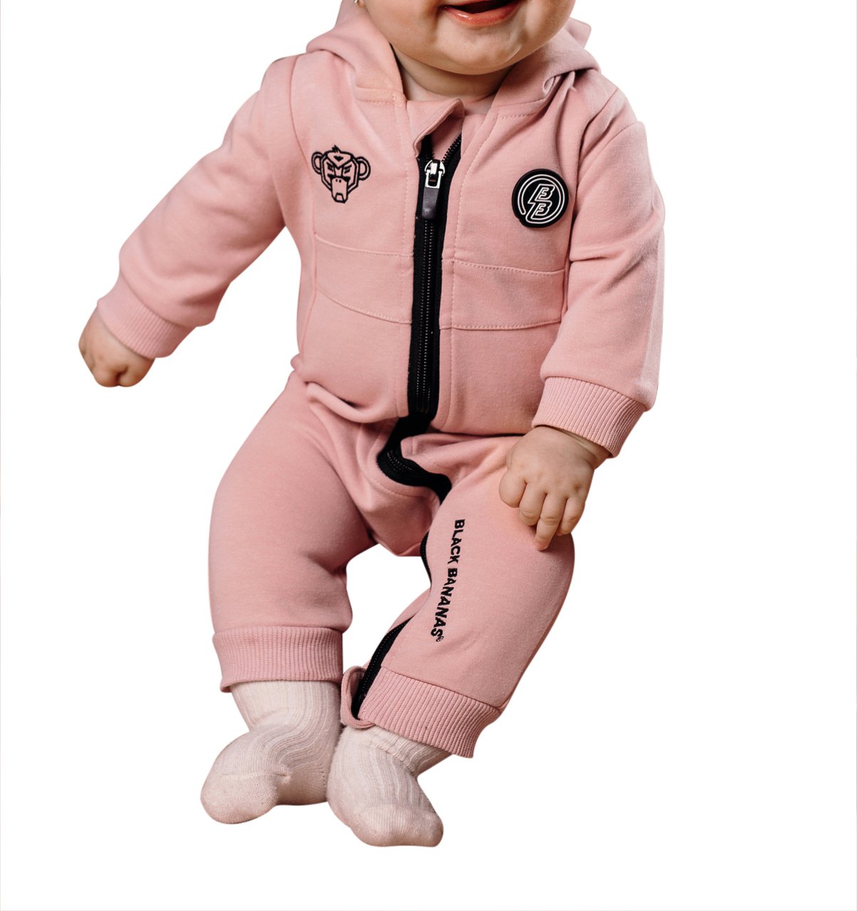 Black Bananas Baby Anorak Tracksuit Roze