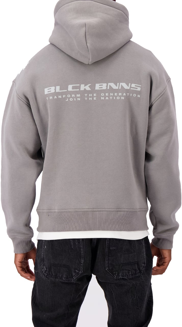 Black Bananas Nation Hoodie Grijs