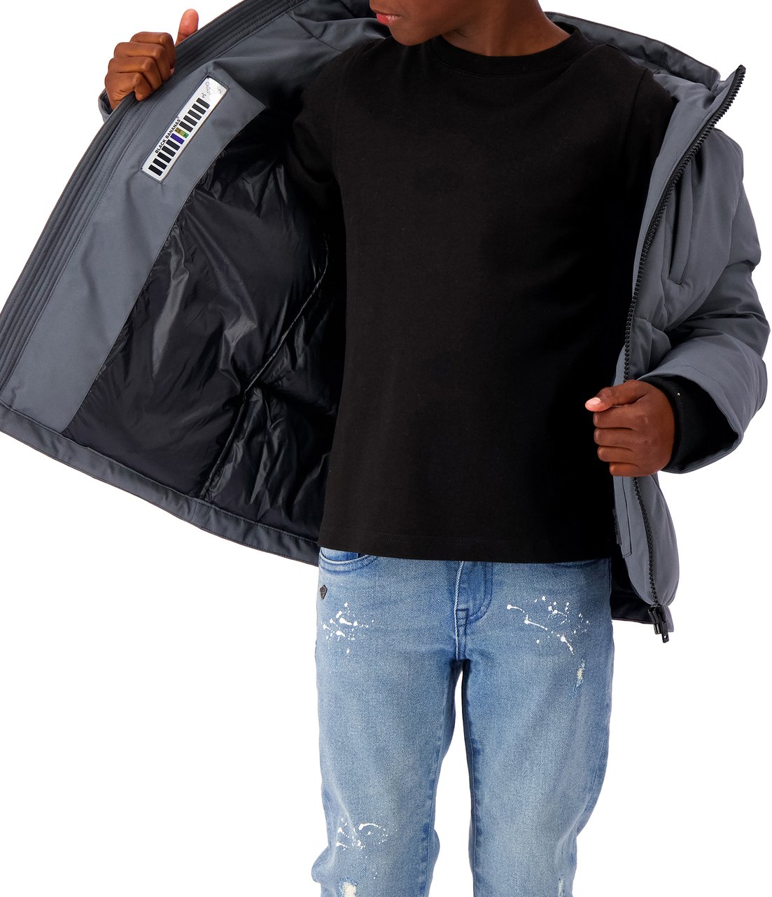Black Bananas Jr Sonik Jacket Grijs