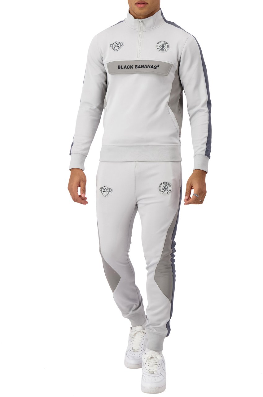 Black Bananas Glitching Tracktop Grijs