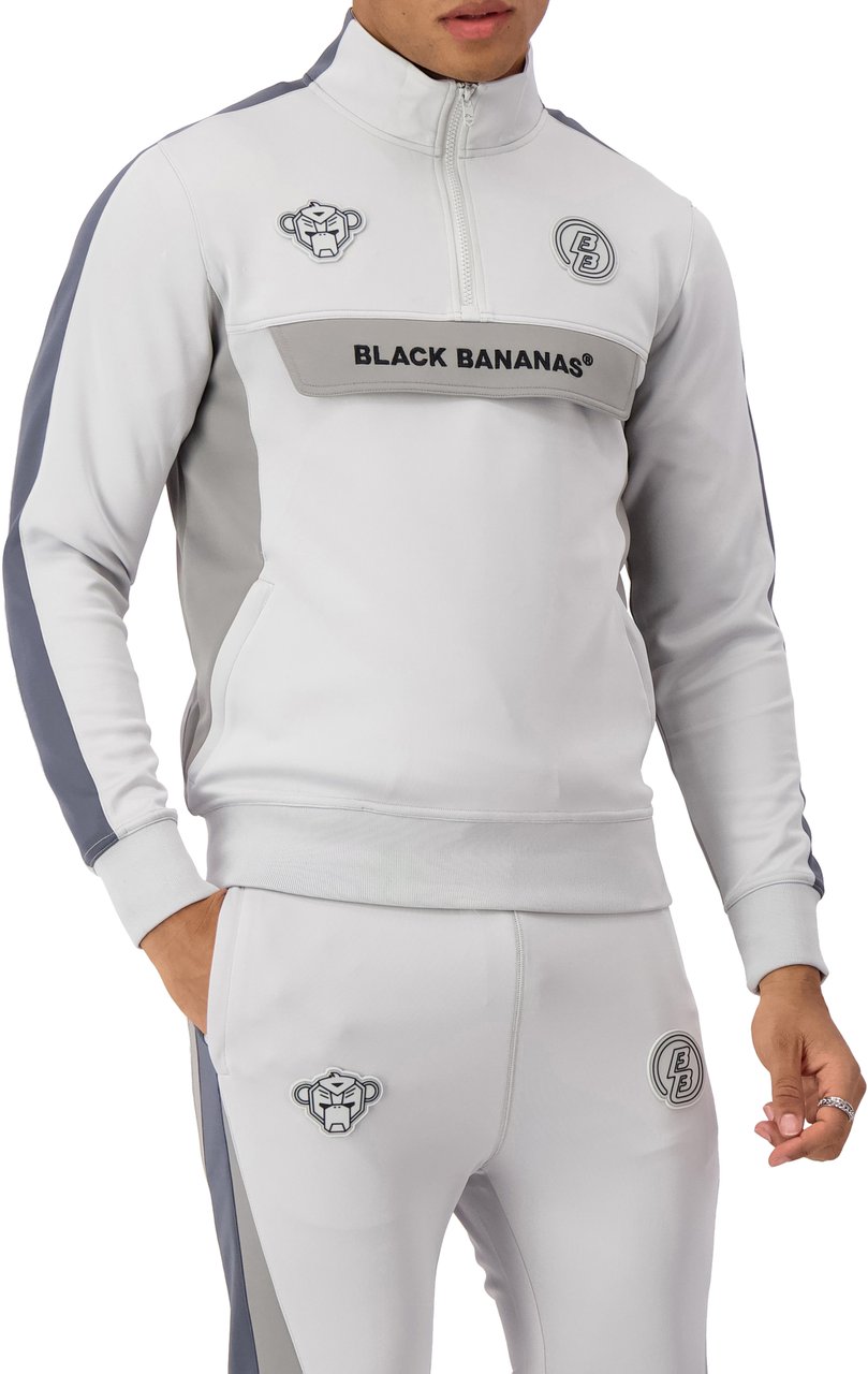 Black Bananas Glitching Tracktop Grijs