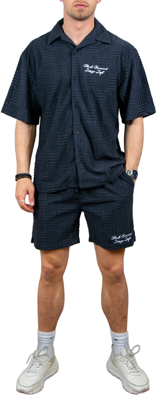 Black Bananas Terry Resort Shorts Blauw