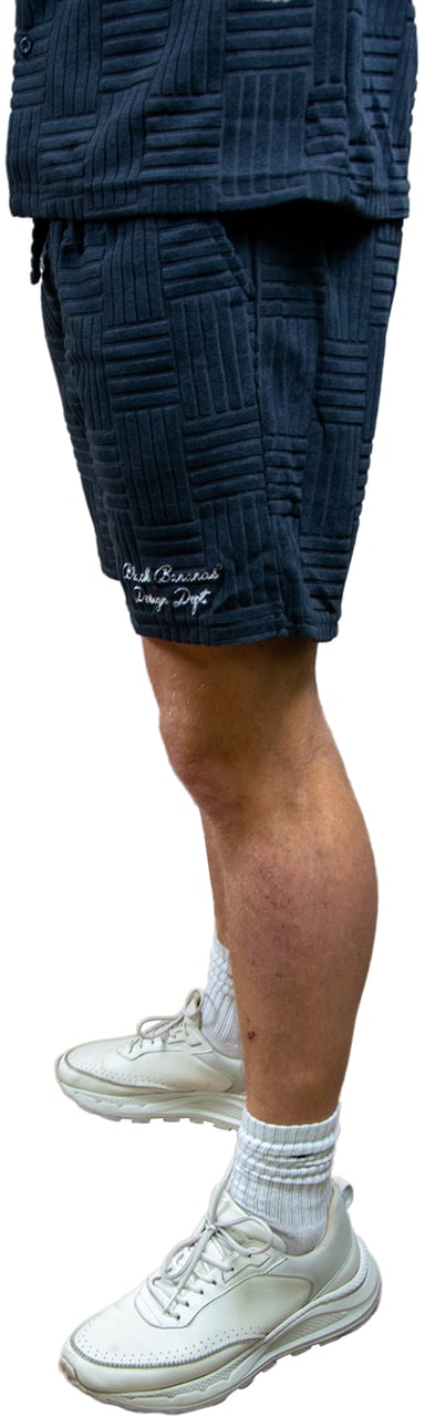 Black Bananas Terry Resort Shorts Blauw