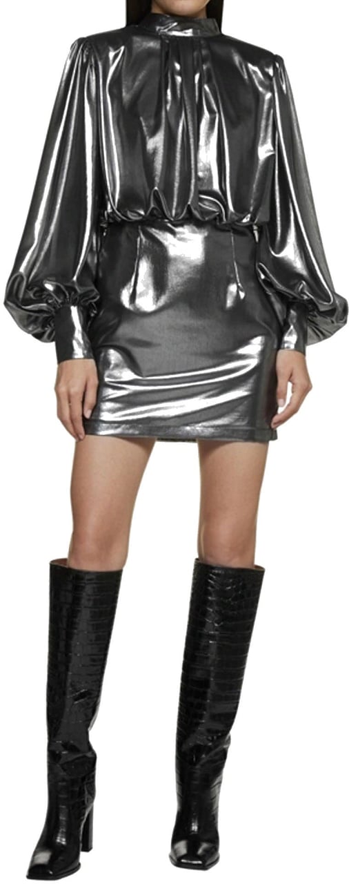 Blanca Vita Abelia Laminated Mini Dress Divers