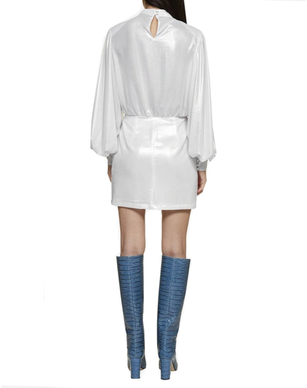 Blanca Vita Abelia Laminated Mini Dress Divers
