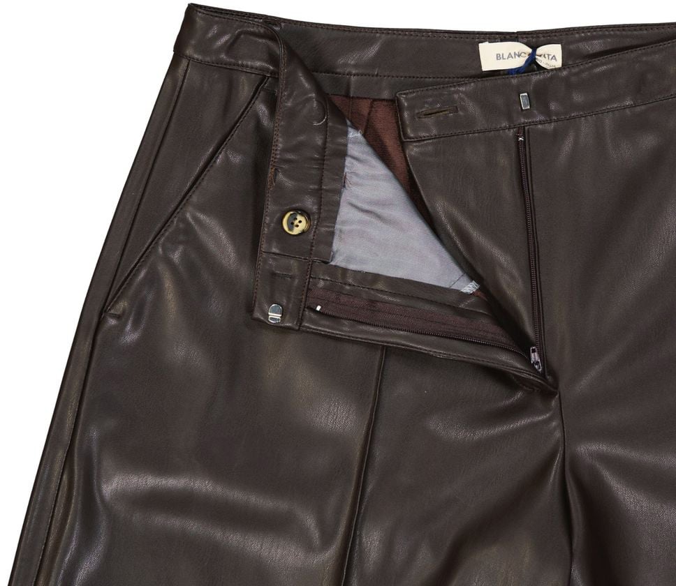 BLANCA VITA Brown Polyethylene Bermuda Shorts Bruin