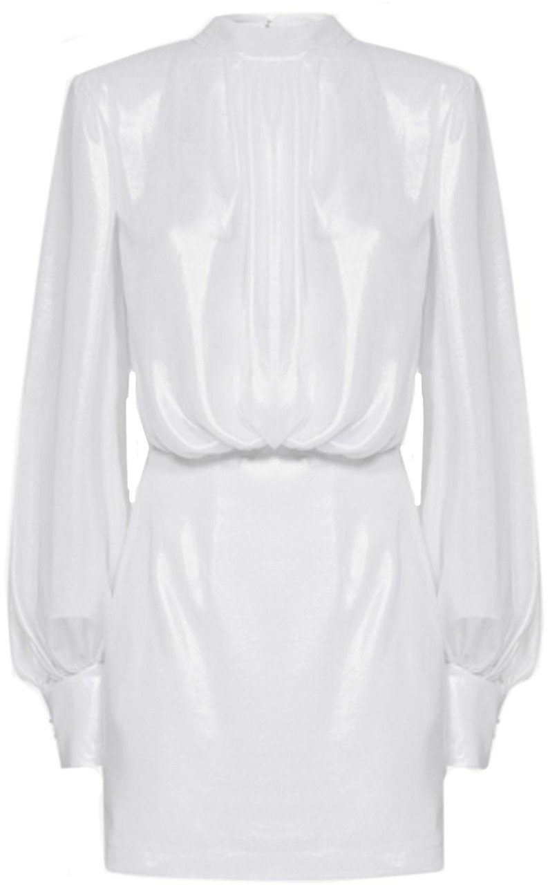 Blanca Vita Blanca Vita Abelia Laminated Mini Dress Wit
