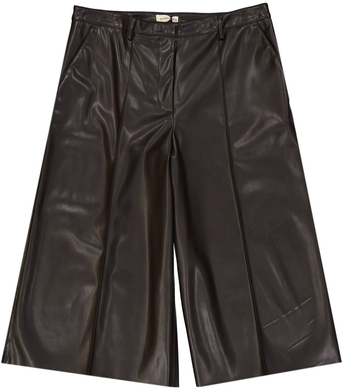 Blanca Vita Blanca Vita Faux Leather Shorts Bruin