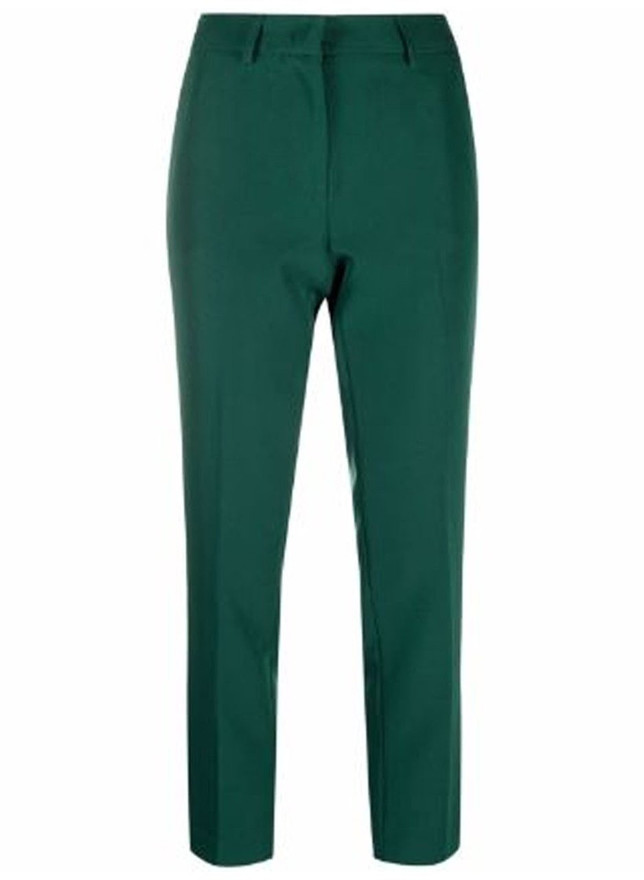 Blanca Vita Blanca Vita Cropped Tailored Trousers Groen