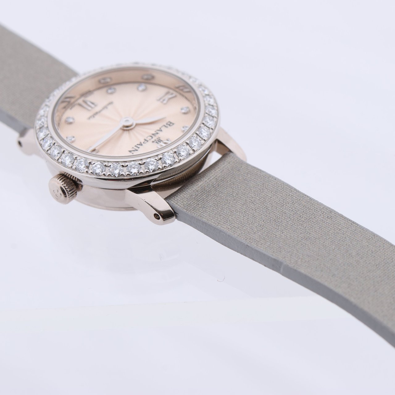 Blancpain Blancpain Lady Bird 814 WG & Leather AT Silver-Face Watch N00062001 92R0A052A Zilver