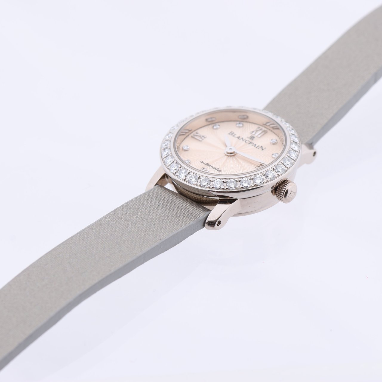 Blancpain Blancpain Lady Bird 814 WG & Leather AT Silver-Face Watch N00062001 92R0A052A Zilver