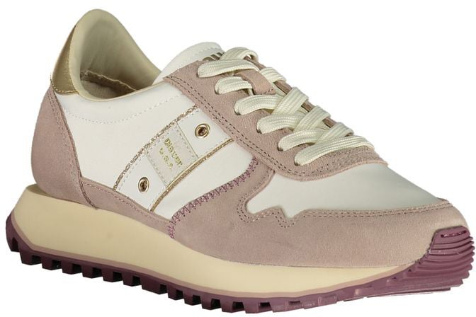 Blauer Bianco Poliestere Women Sneaker Wit