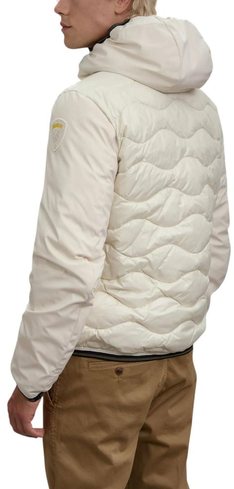 Blauer White Polyamide Shell Jacket Wit