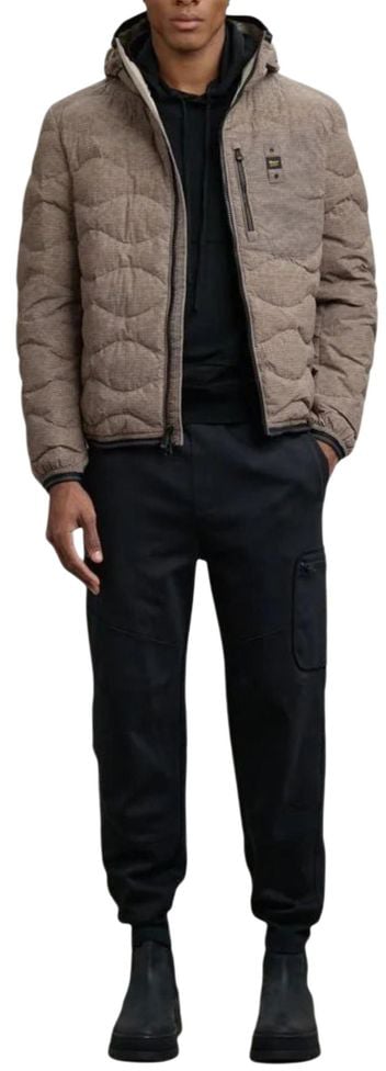 Blauer Brown Polyester Coat Bruin