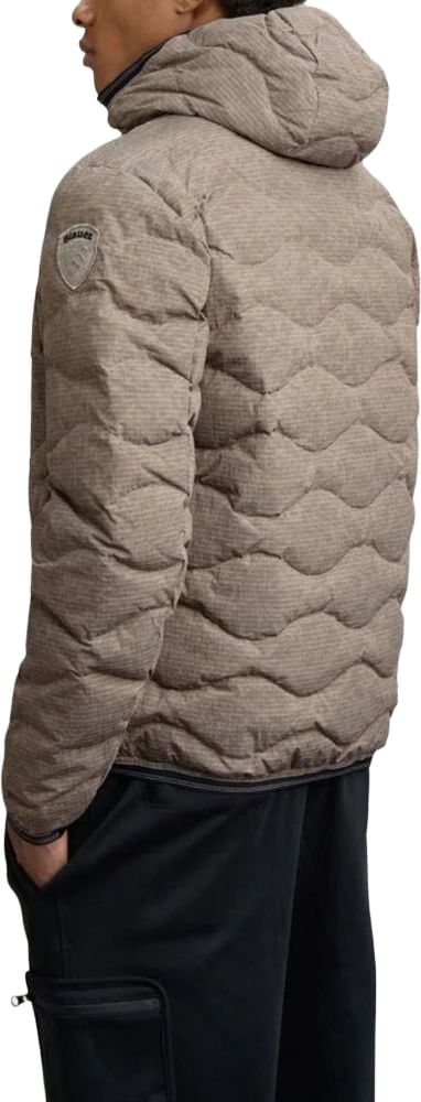 Blauer Brown Polyester Coat Bruin