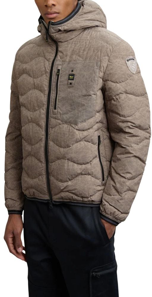Blauer Brown Polyester Coat Bruin