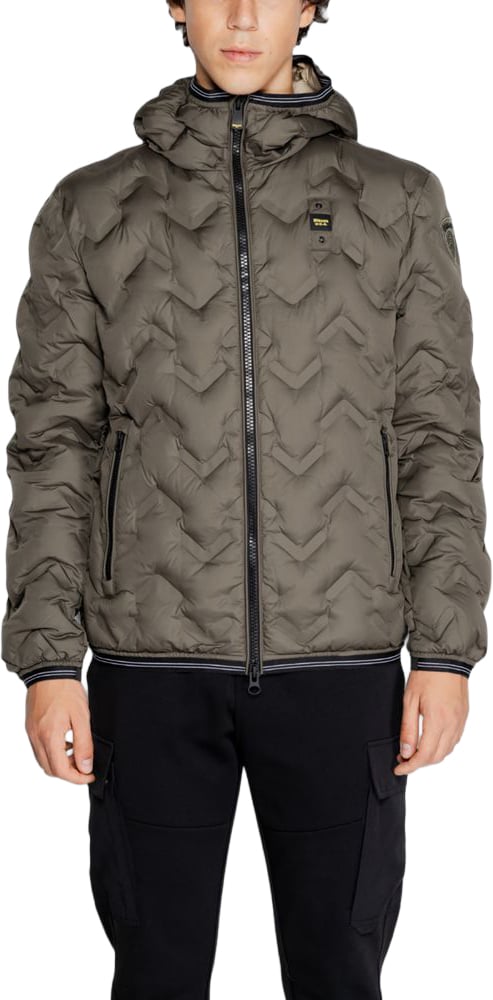 Blauer Bicolor Polyethylene Full-Length Jacket Divers