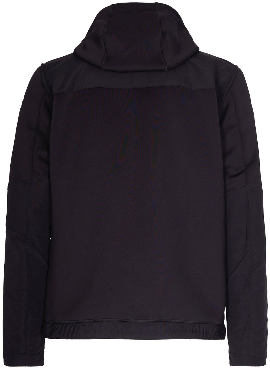 Blauer Scuba Fabric Black Jacket With Hood Zwart