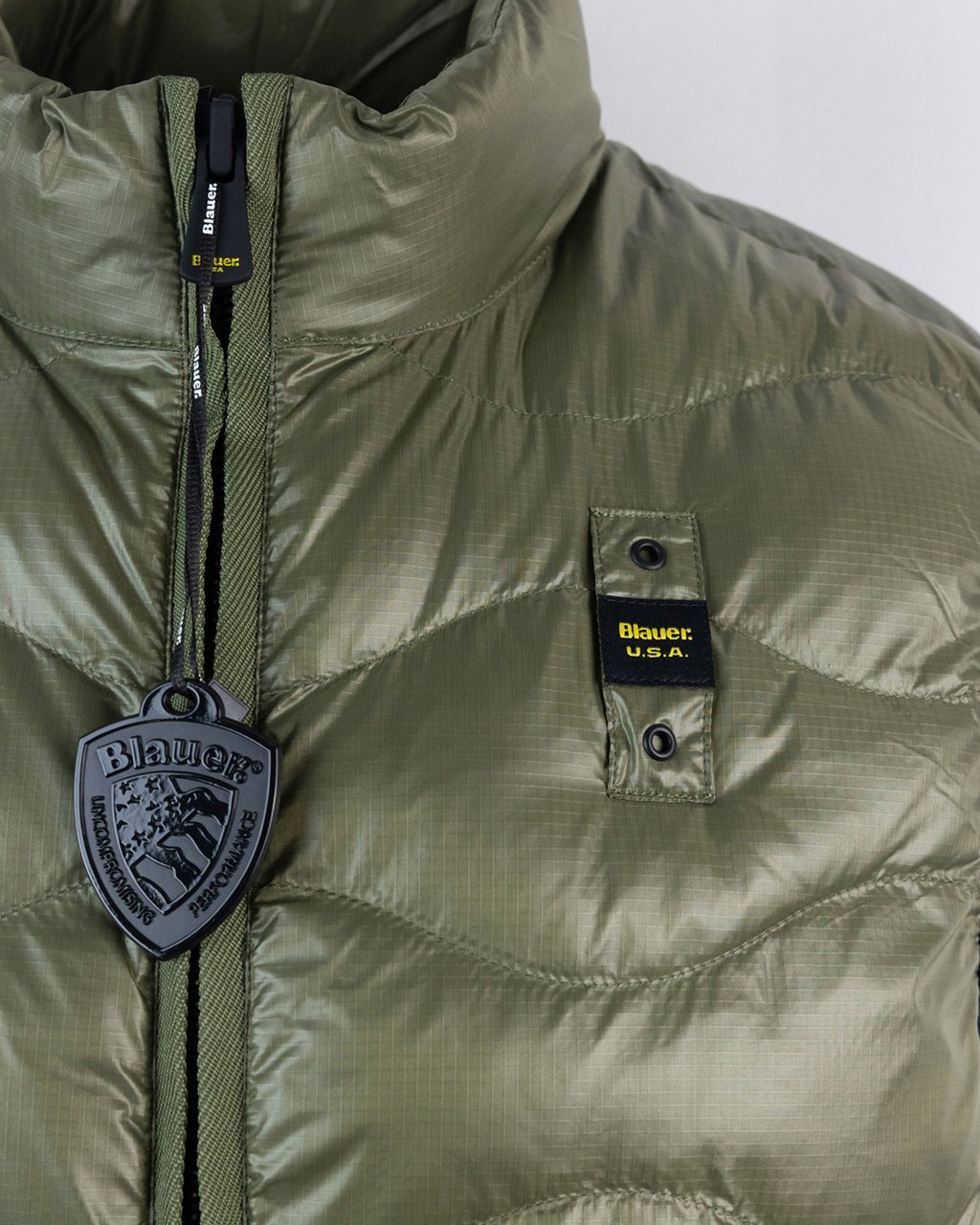 Blauer Jackets Green Donkergroen