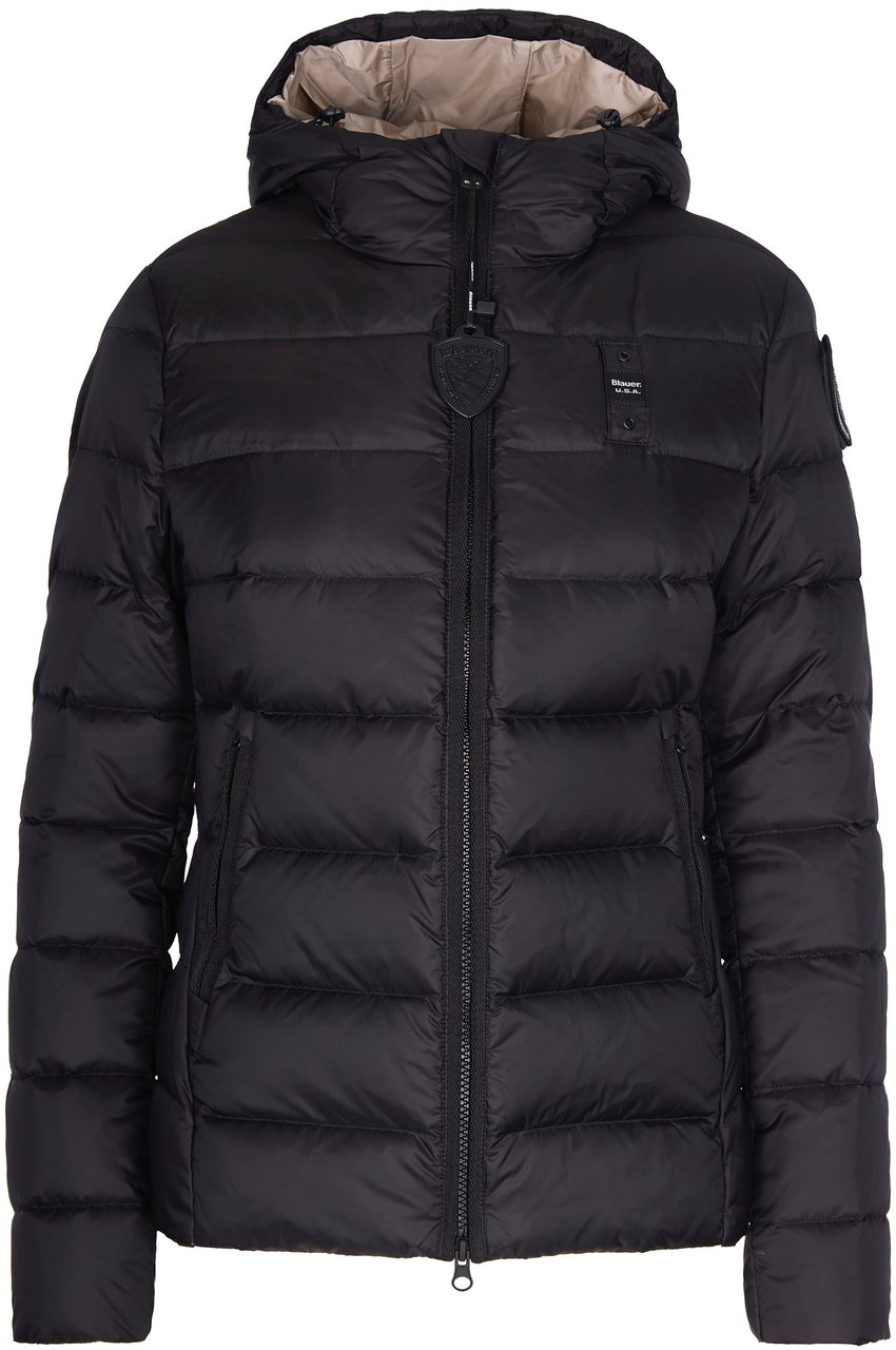 Blauer Coats Nero Interno Beige 301 Zwart