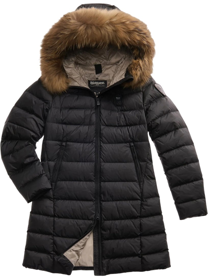 Blauer Coat Zwart