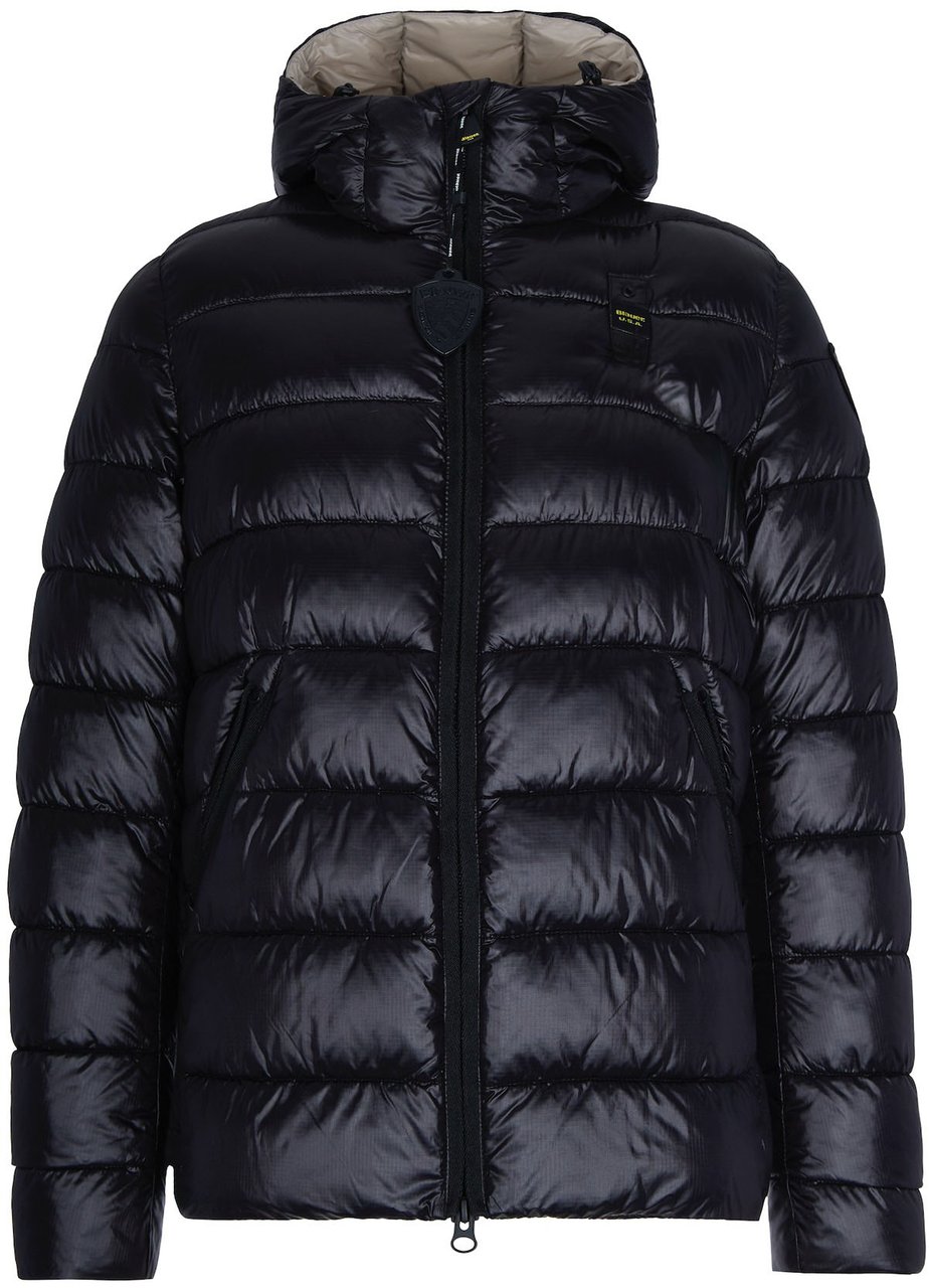 Blauer Coats Nero Interno Beige 301 Zwart