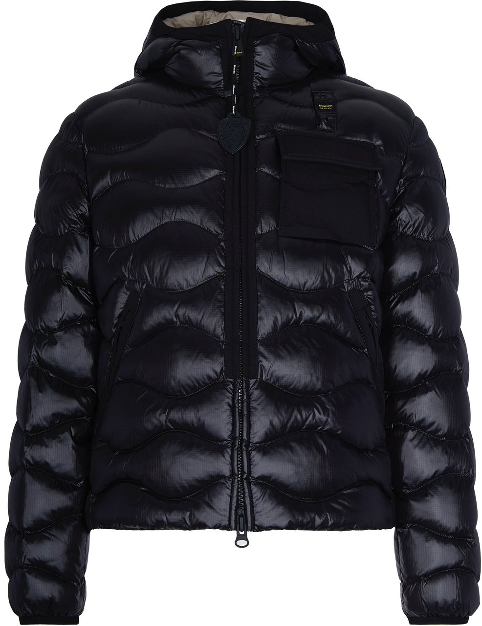 Blauer Coats Nero Interno Beige 301 Zwart